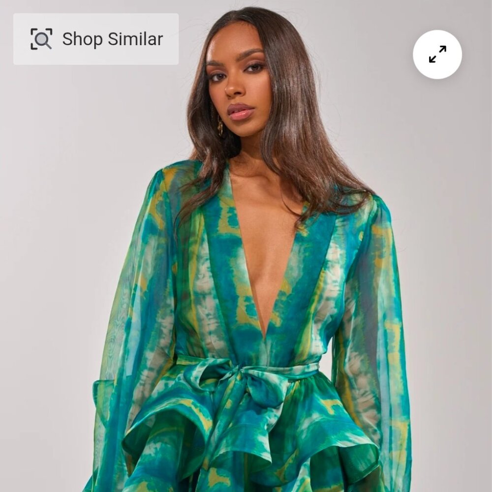 AKIRA SEA BREEZE RUFFLE MINI DRESS Size XLXL